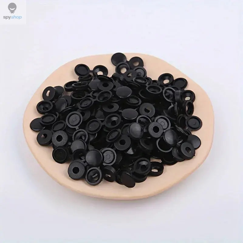 50PCS/Bag Practical Hinged Plastic Screw Fold Snap Protective Cap Button Nuts Cover Bolts Protect Furniture Decor Spy-shop.com