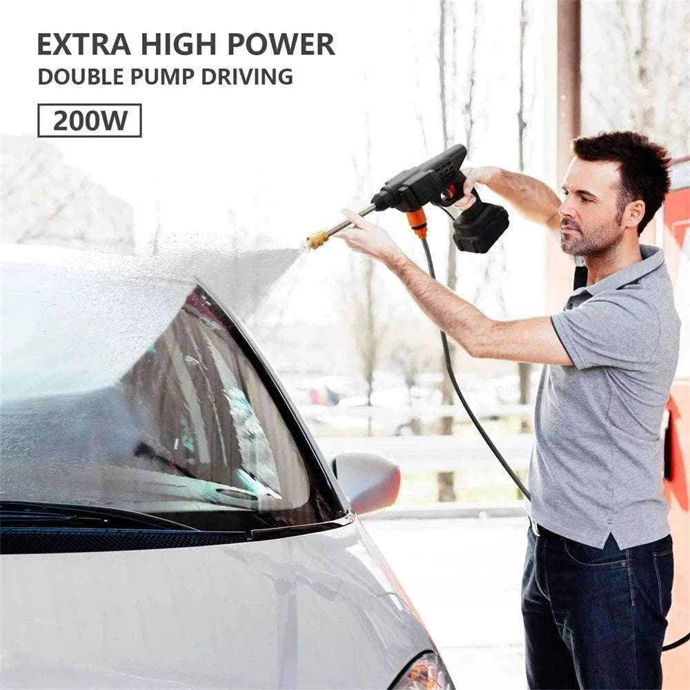 50BAR Cordless High Pressure Car Wash Washer Gun with Battery-T2.B / spain