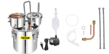 50L Alcohol Water Distiller Stainless Steel Brewing Machine-50L 13.2Gal / CZECH REPUBLIC