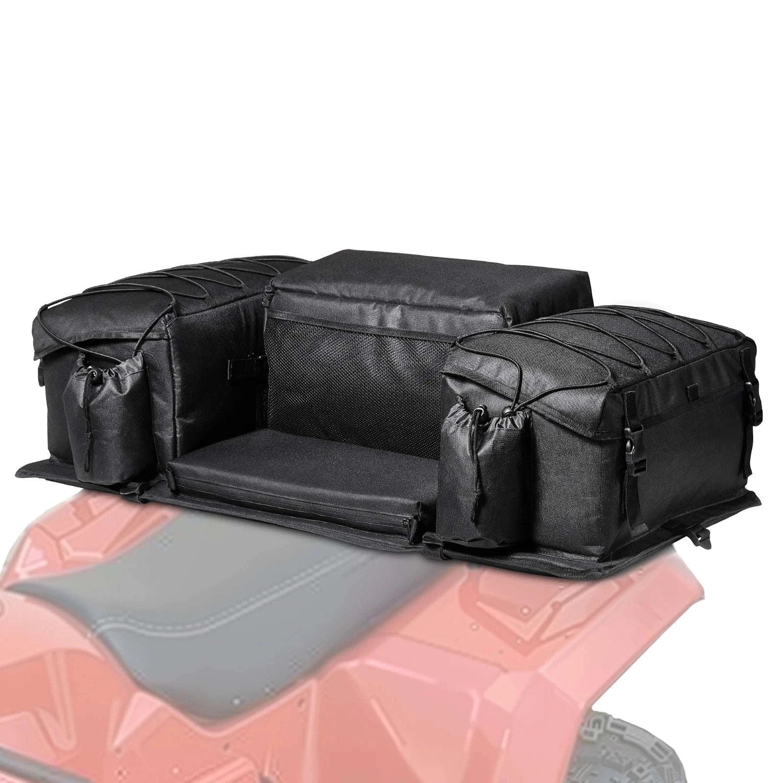 50L ATV Rear Storage Bag with Seat Cushion and Bottle Holder-50L / United States
