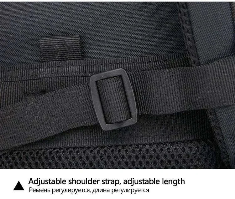 50L Tactical Backpack for Outdoor Travel and Trekking-Black / United States