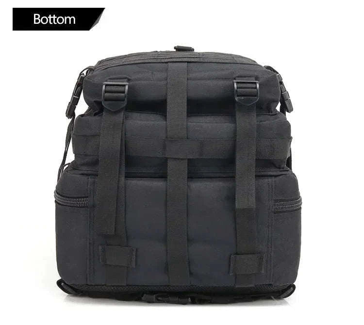 50L Tactical Backpack for Outdoor Travel and Trekking-Black / United States