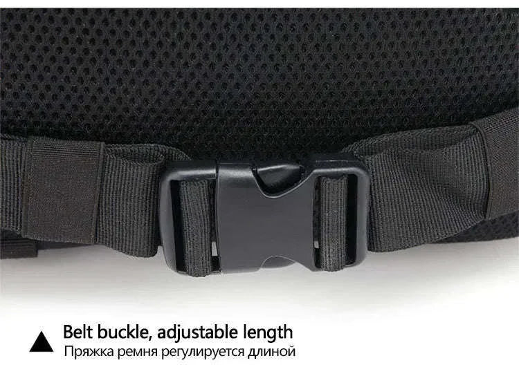 50L Tactical Backpack for Outdoor Travel and Trekking-Black / United States