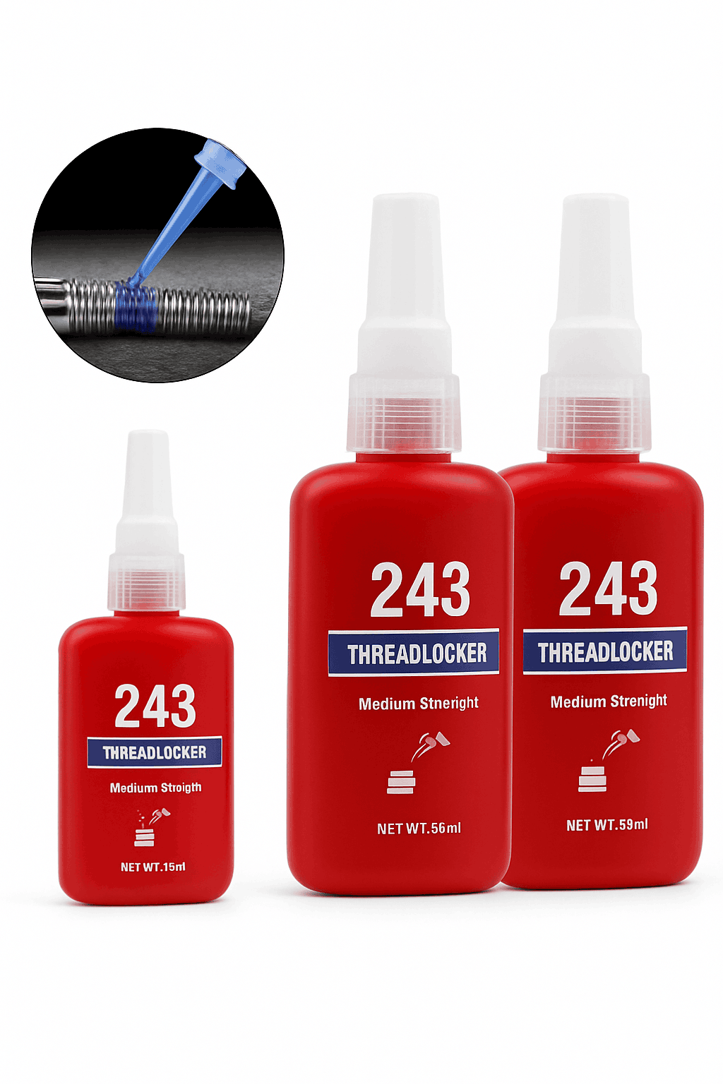 50ml High Strength Thread Locking Agent for Metal Fasteners-222