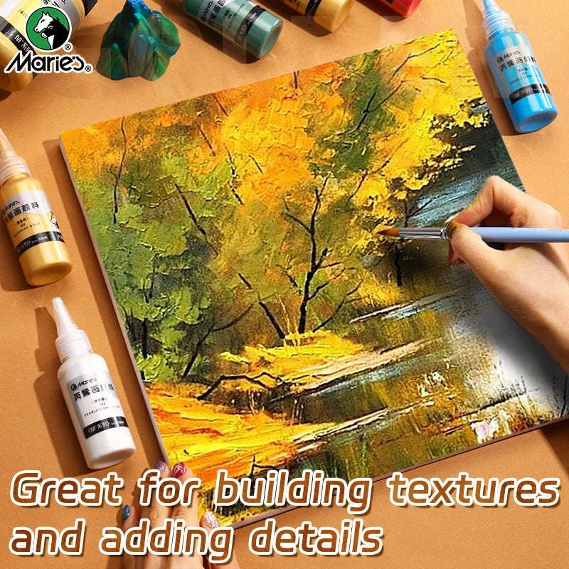 50ml Metallic Acrylic Paint in Pearlescent Gold & Silver-Pearlescent green