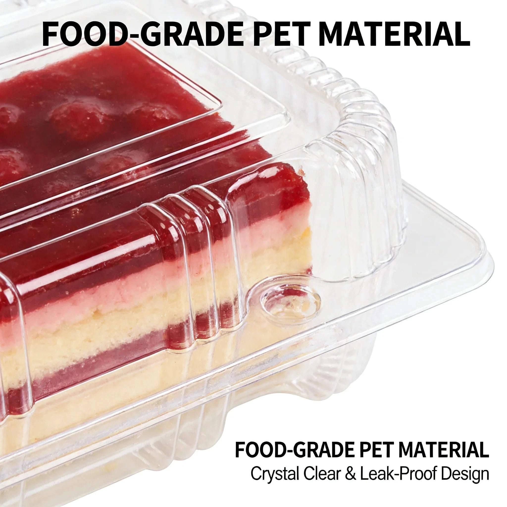 50pcs Clear Plastic Clamshell Food Containers for Takeout & Storage-3packs / United States