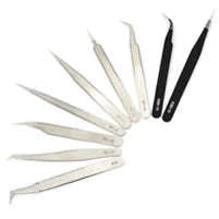 50Pcs Disposable Eyelash Brush Soft Head Crystal Extension Wand Makeup Tool-White Pink