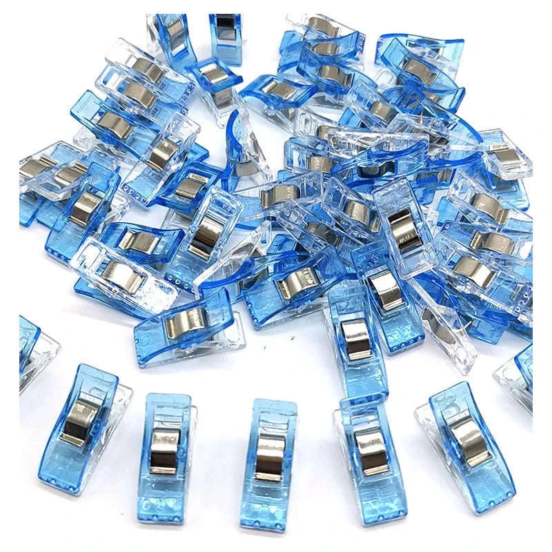 50PCS Sewing Clips for Fabric, Quilting, Craft & Paper Use-United States / green 50pcs
