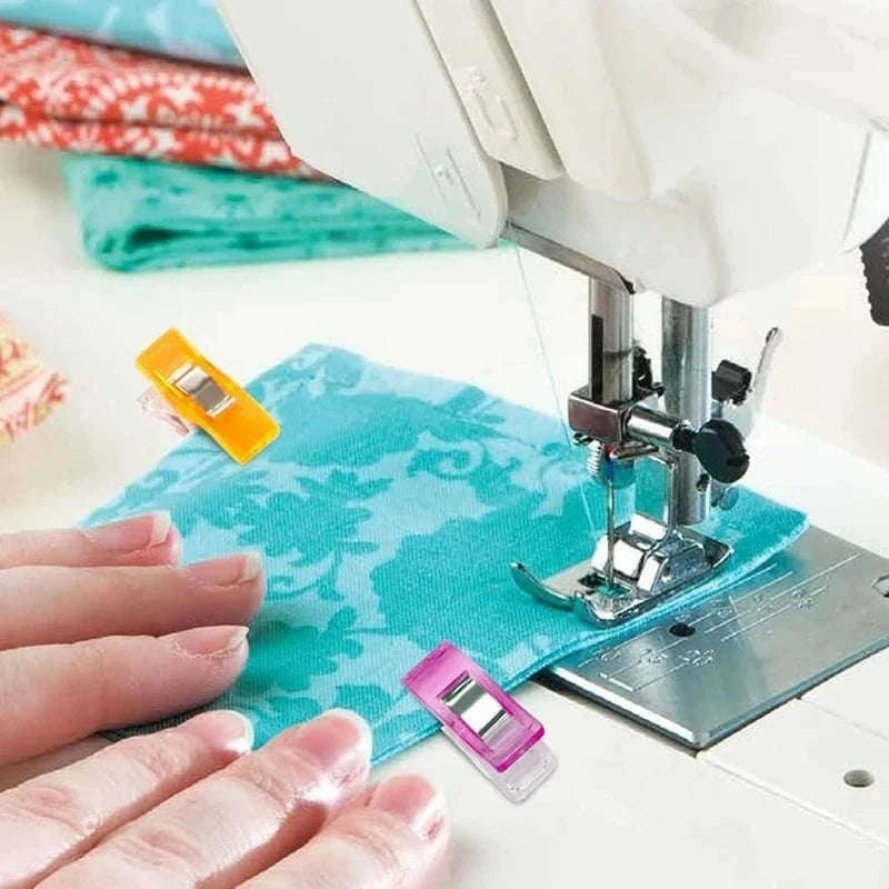 50PCS Sewing Clips for Fabric, Quilting, Craft & Paper Use-United States / green 50pcs