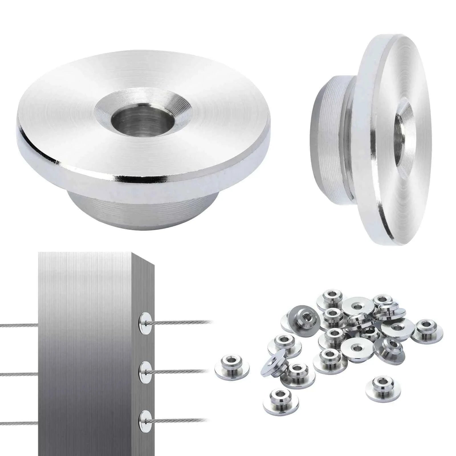 51-Pack Cable Railing Kit for 1/8 Inch Wire Rope-United States