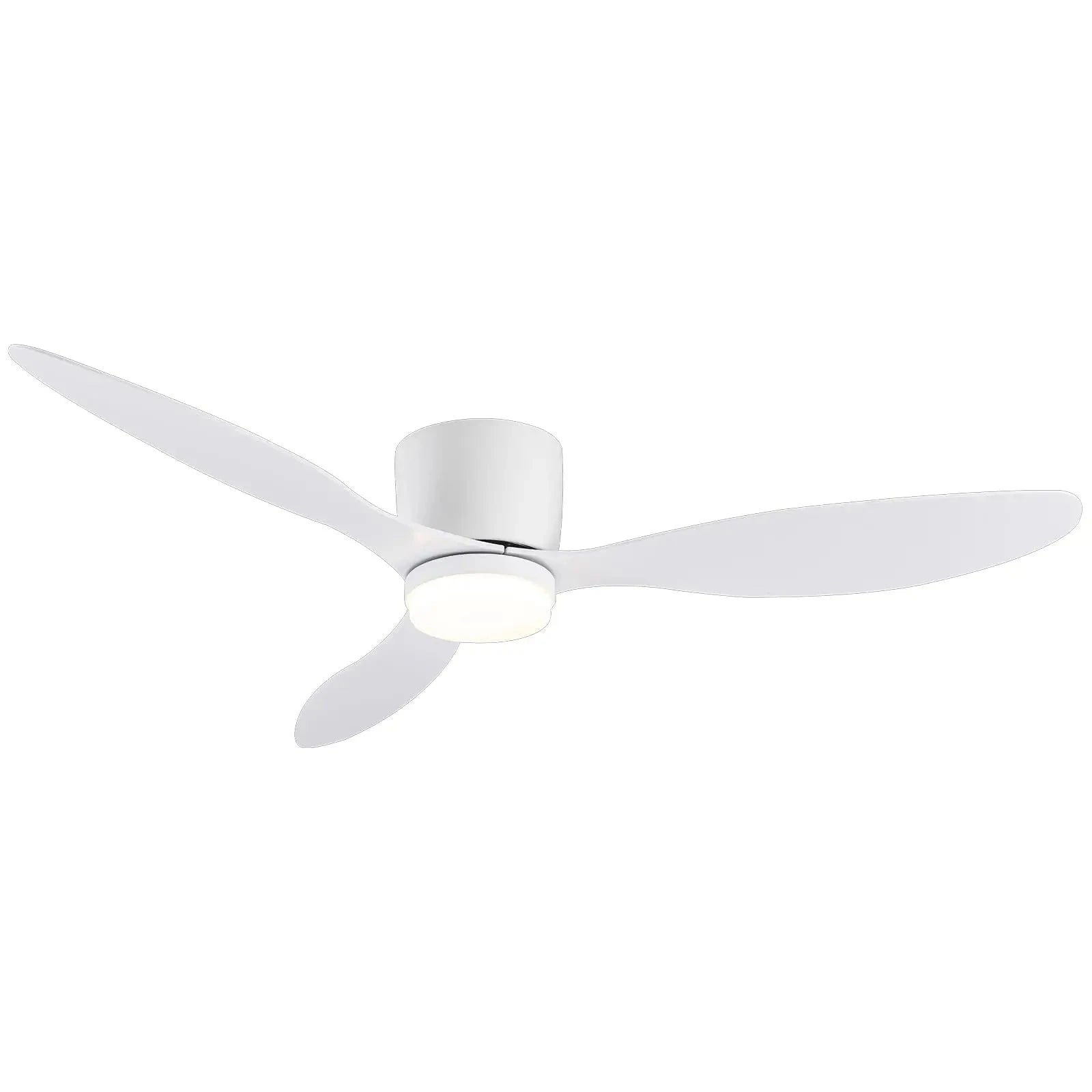 52 Inch Modern DC Ceiling Fan with Light and Remote Control-Wood grain color / spain / 42inch(105cm)