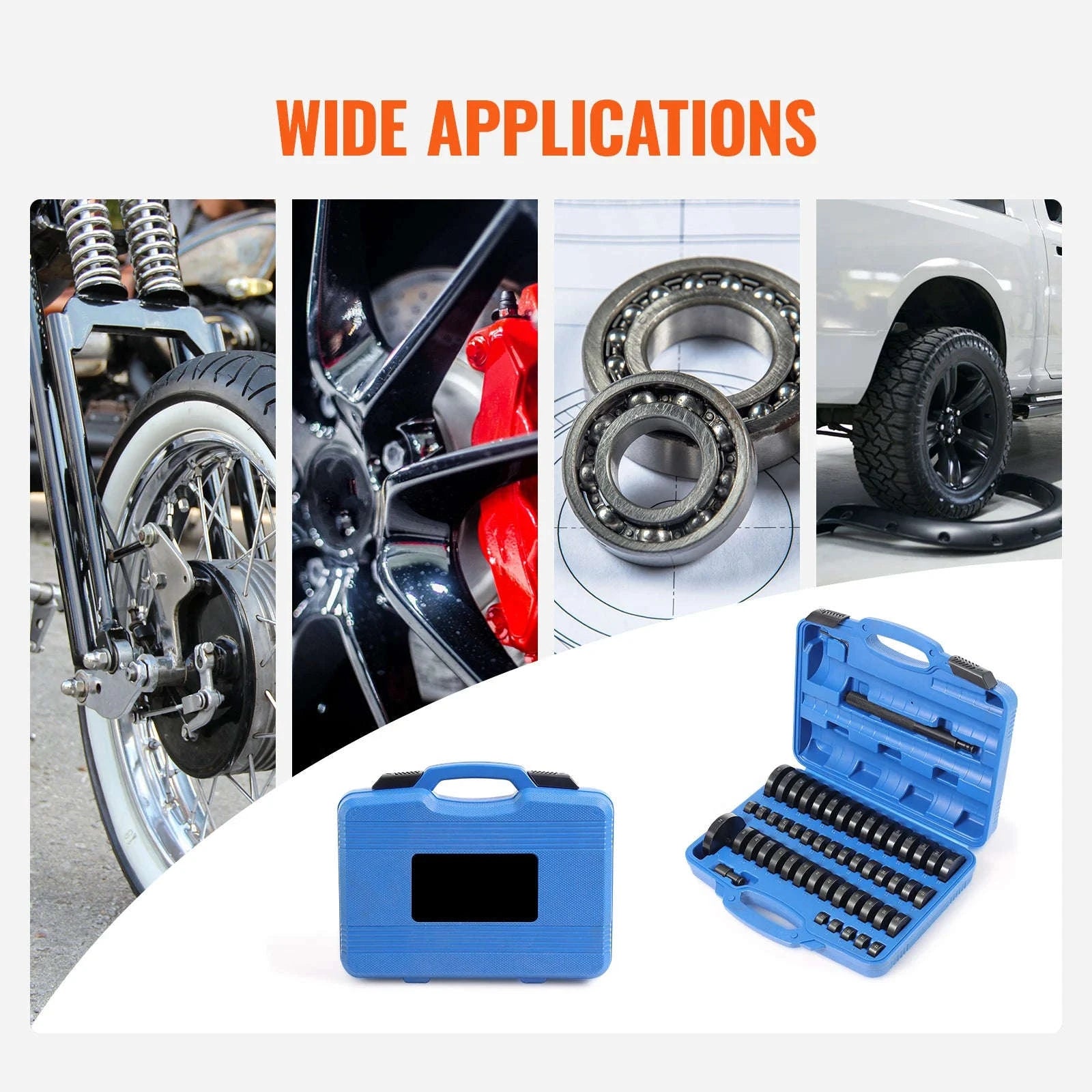 52-Piece Bushing Bearing and Seal Driver Set, 18-65 mm & 74 mm-52 / United States