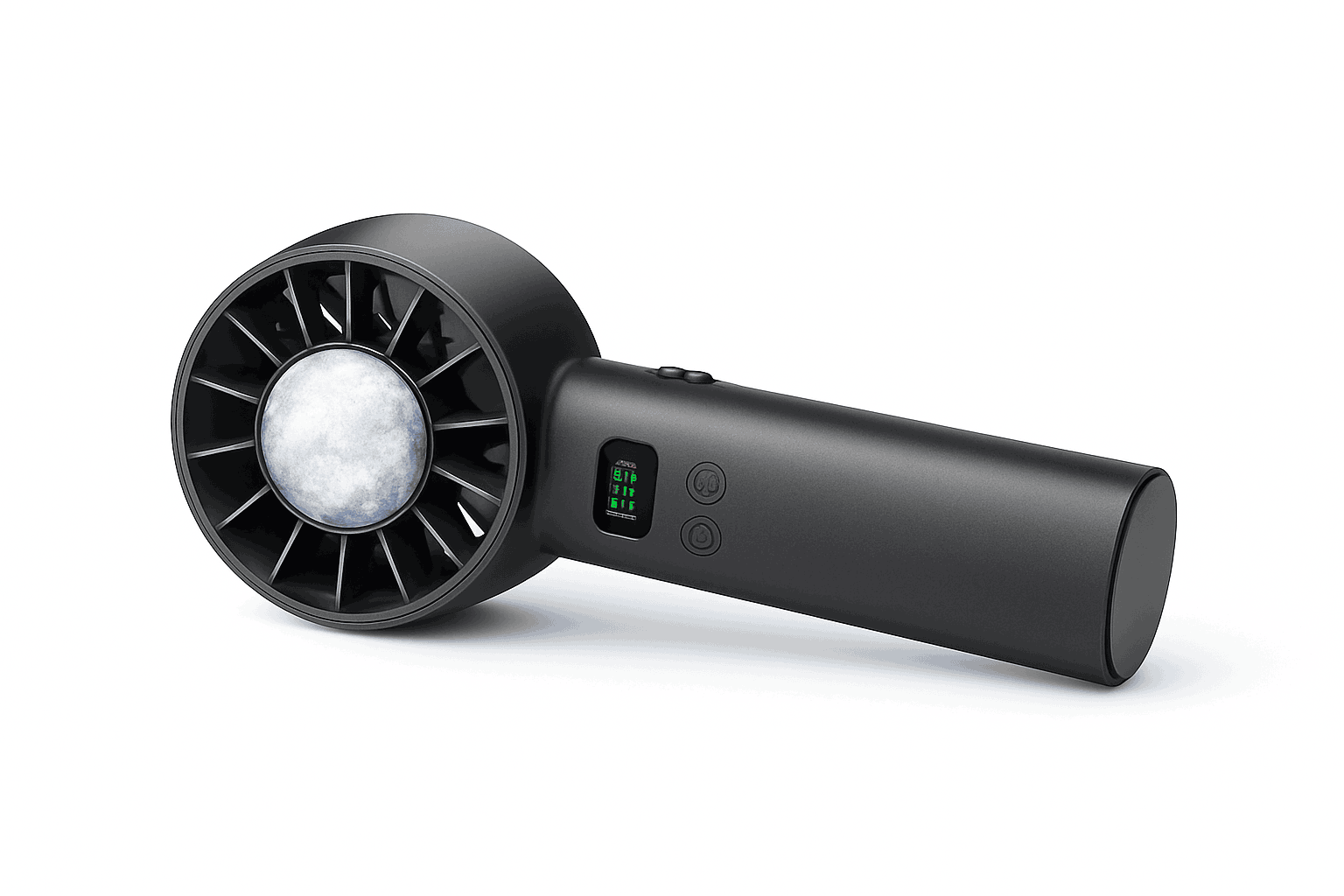 5200mAh Portable Mini Handheld Fan with LED Display and Cooling-Bule / United States