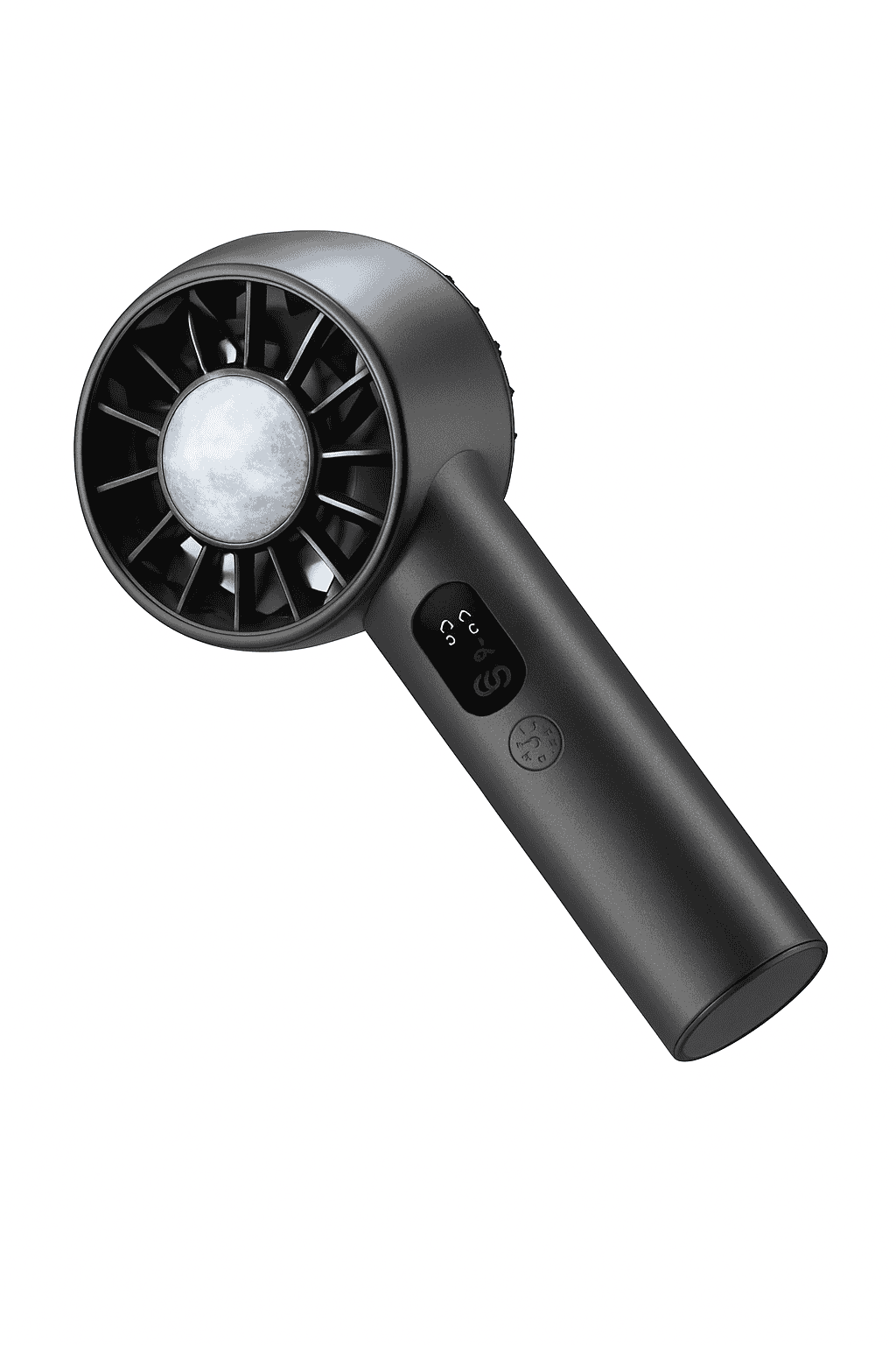5200mAh Portable Mini Handheld Fan with LED Display and Cooling-Bule / United States