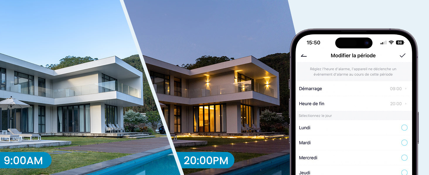 IeGeek 2K 3MP wireless outdoor WiFi monitoring camera -360 ° pan tilt outdoor wireless solar humanoid detection intelligent