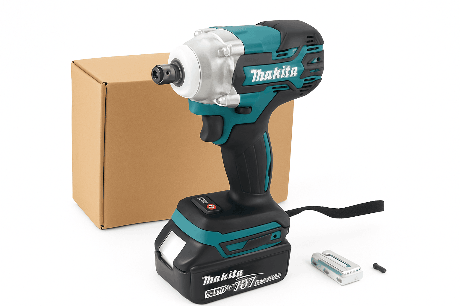 520N.M Brushless Cordless Impact Wrench-1battery 1charger / United States