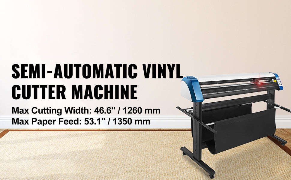 53" Vinyl Cutter Plotter with Optical Eye & SignMaster Software-34IN 2Rollers / canada
