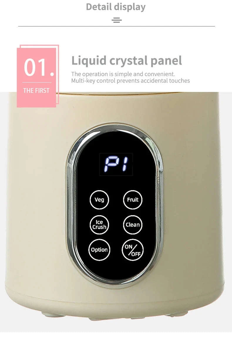 530ml Portable Wireless USB Charging Juicer Blender-White 7.4V / United States