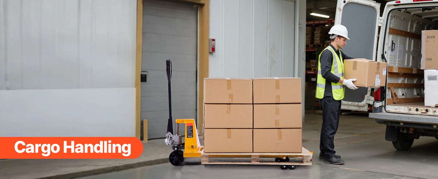 5500 lbs Manual Pallet Jack Heavy Duty 3.35–7.1 in Lift Range-5500 lbs / United States