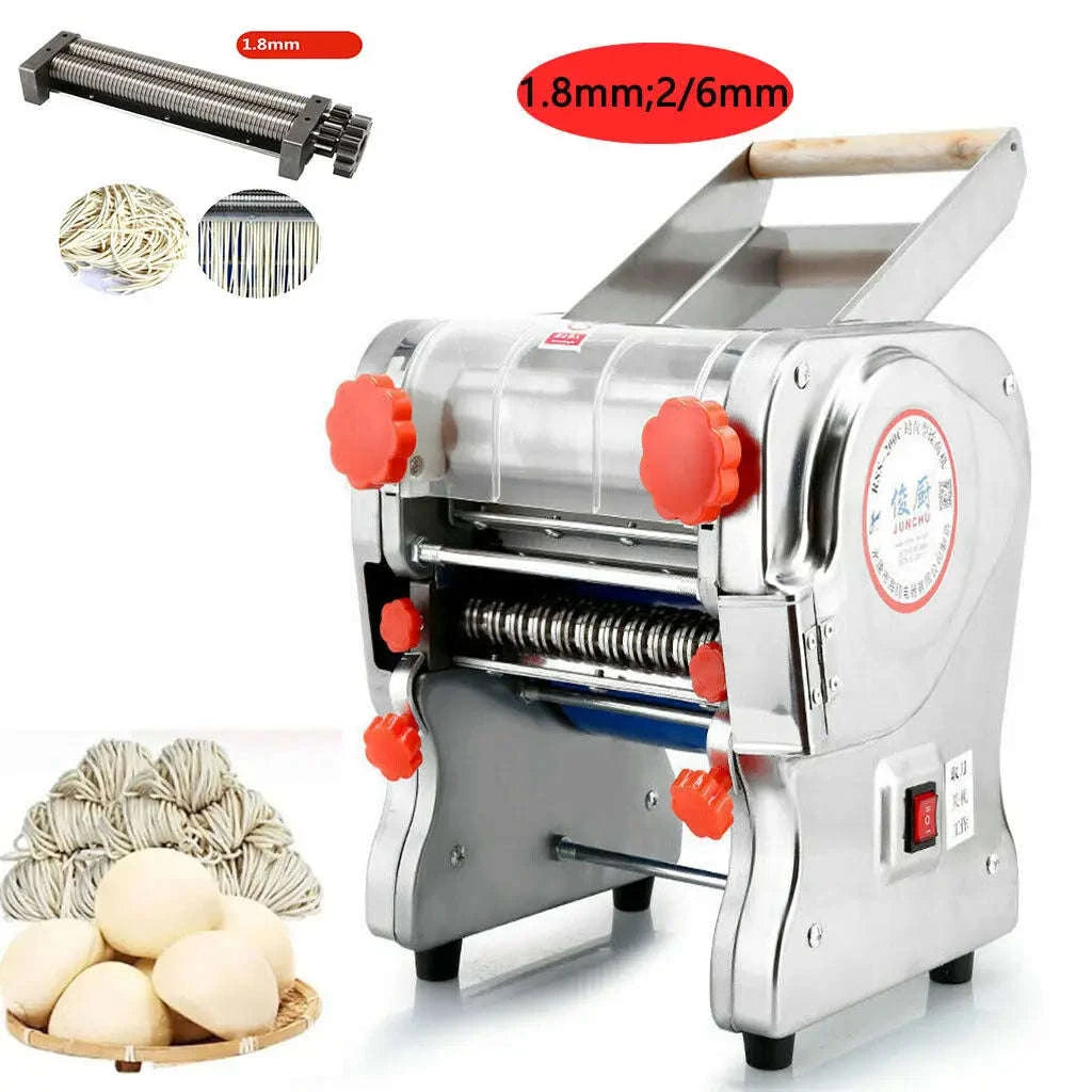 550W Electric Pasta Maker Noodle Machine with Adjustable Thickness-width 24cm 2mm 6mm / US / 110 V|United States