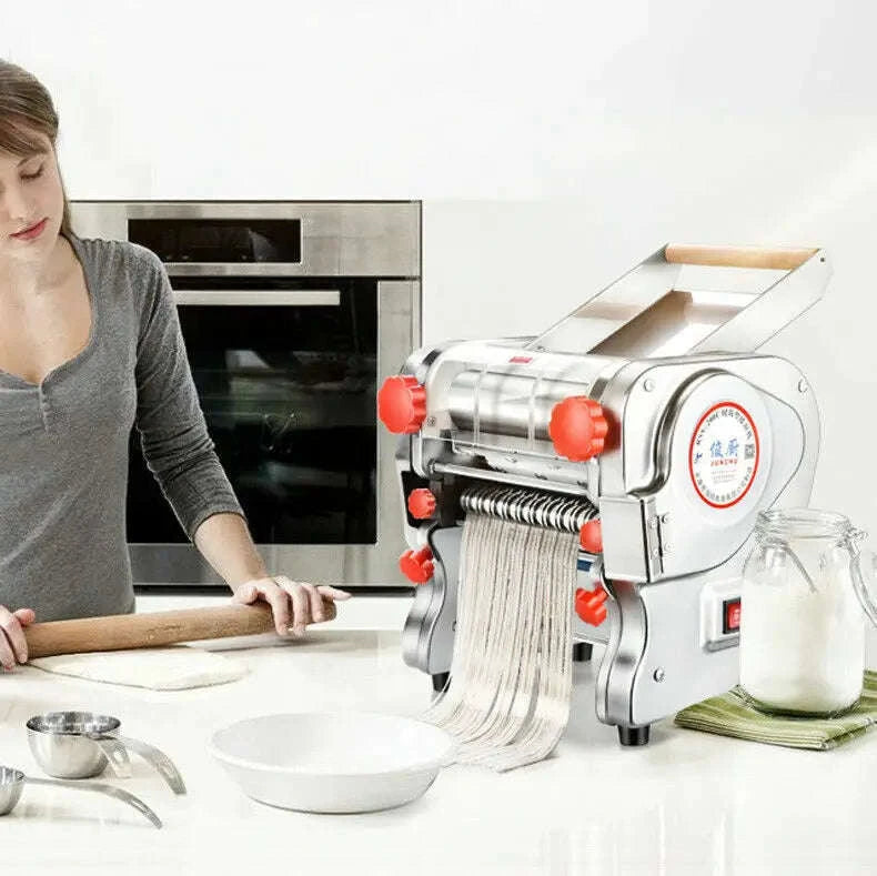 550W Electric Pasta Maker Noodle Machine with Adjustable Thickness-width 24cm 2mm 6mm / US / 110 V|United States