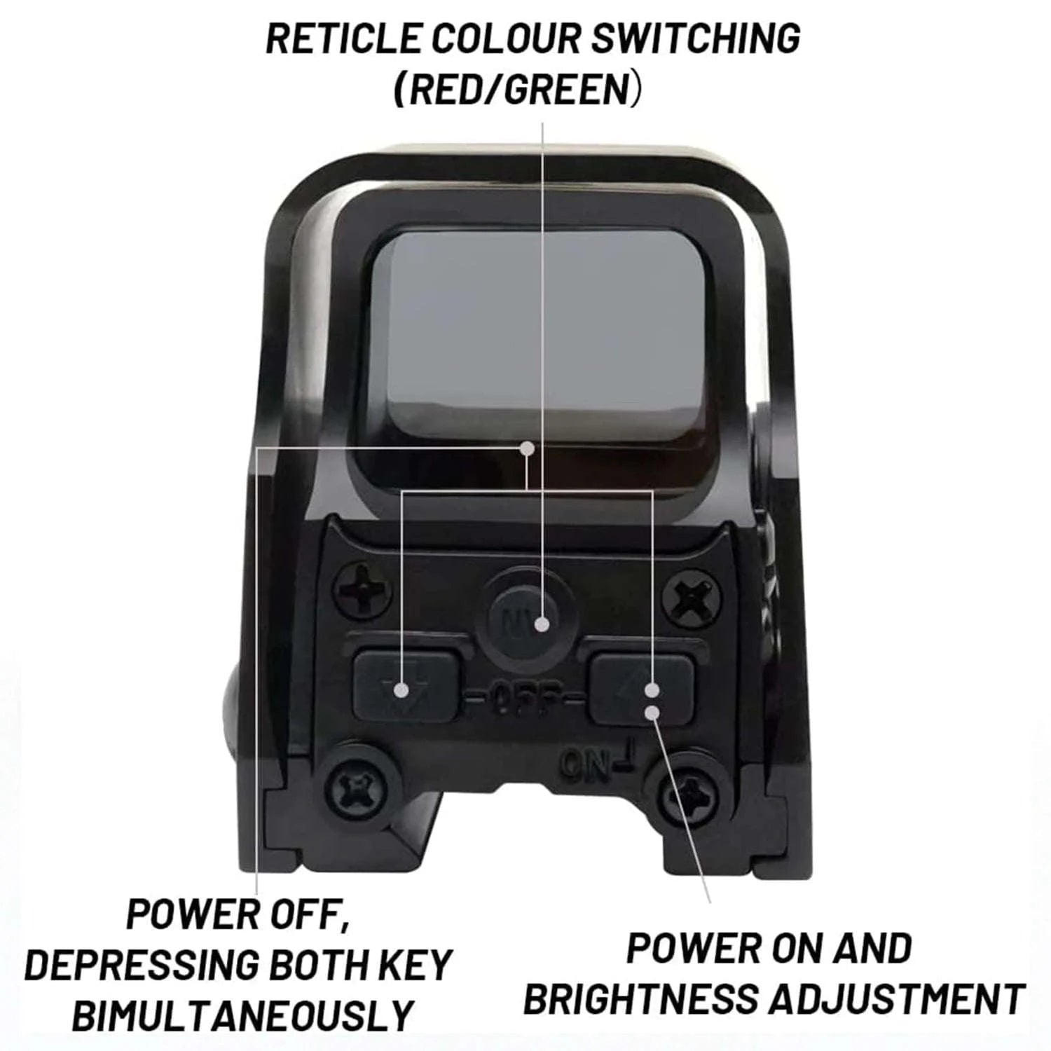 553 Holographic Sight Reflex Scope-BLACK / france