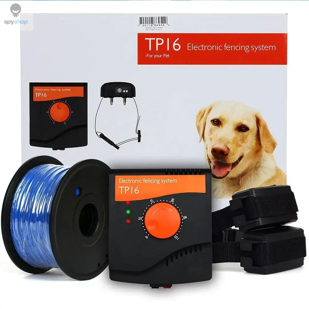 5625 Square Meters TP16 Pet Dog Electric Fence Waterproof Rechargeable Training Electric shock Dogs Collar Dog Supplies Spy-shop.com