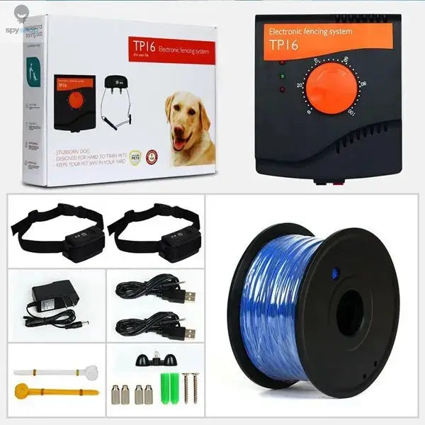 5625 Square Meters TP16 Pet Dog Electric Fence Waterproof Rechargeable Training Electric shock Dogs Collar Dog Supplies Spy-shop.com