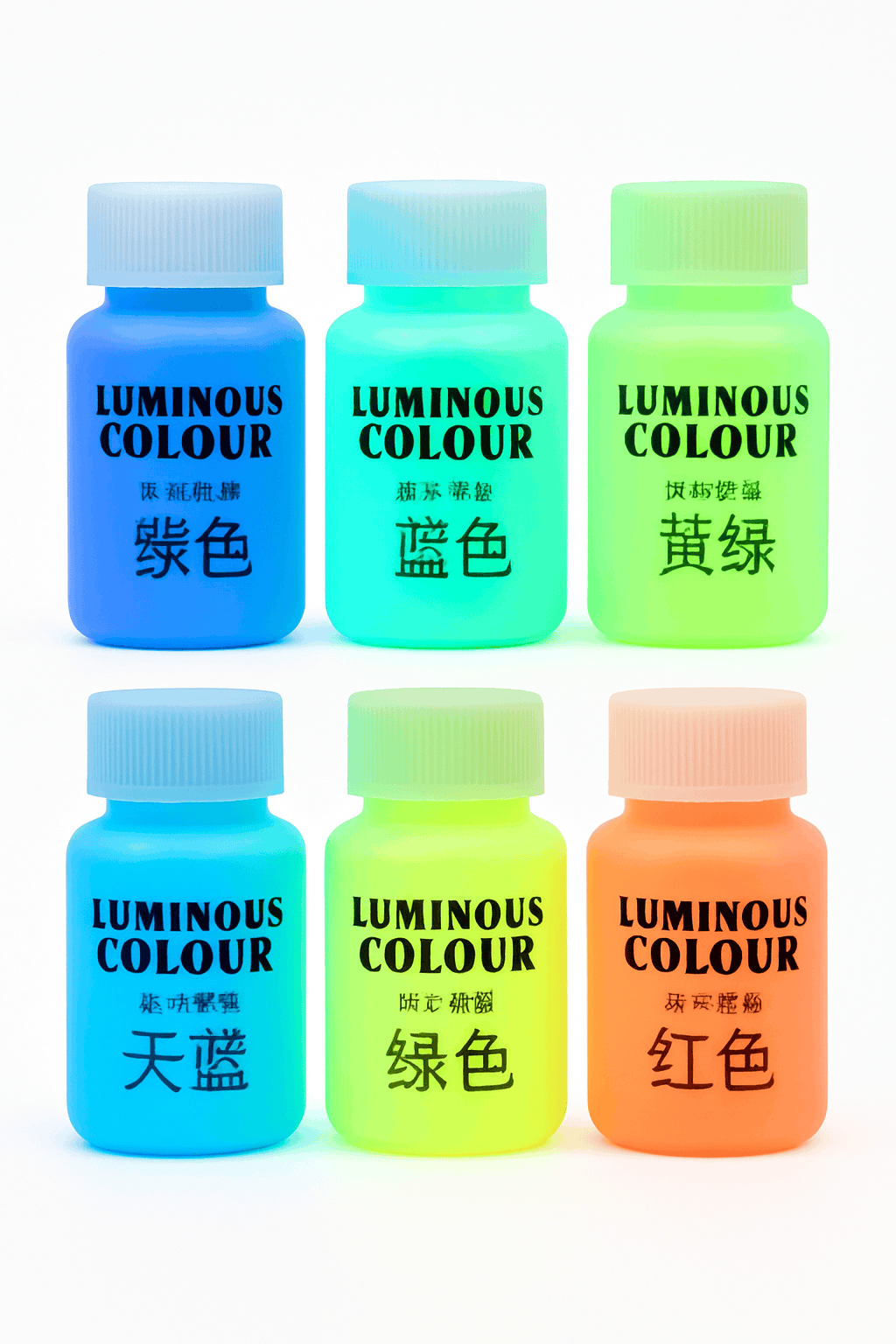58ML Fluorescent Acrylic Pigment Glow in the Dark Paint-Purple B / CHINA
