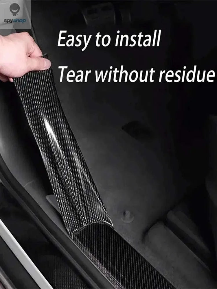 5D Carbon Fiber Car Door Sill Protector Tape-30MMX3M