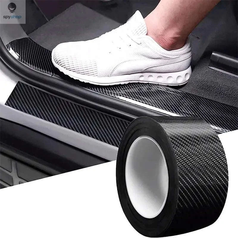 5D Carbon Fiber Car Door Sill Protector Tape-30MMX3M