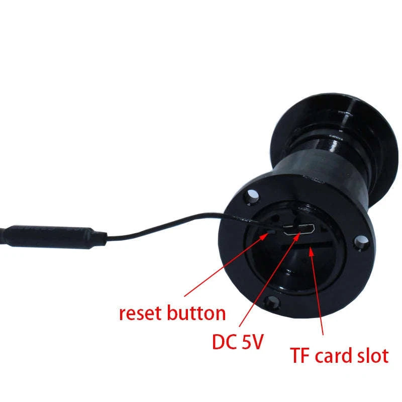 5G Tuya Door Eyehole Security Camera 1080P HD-black