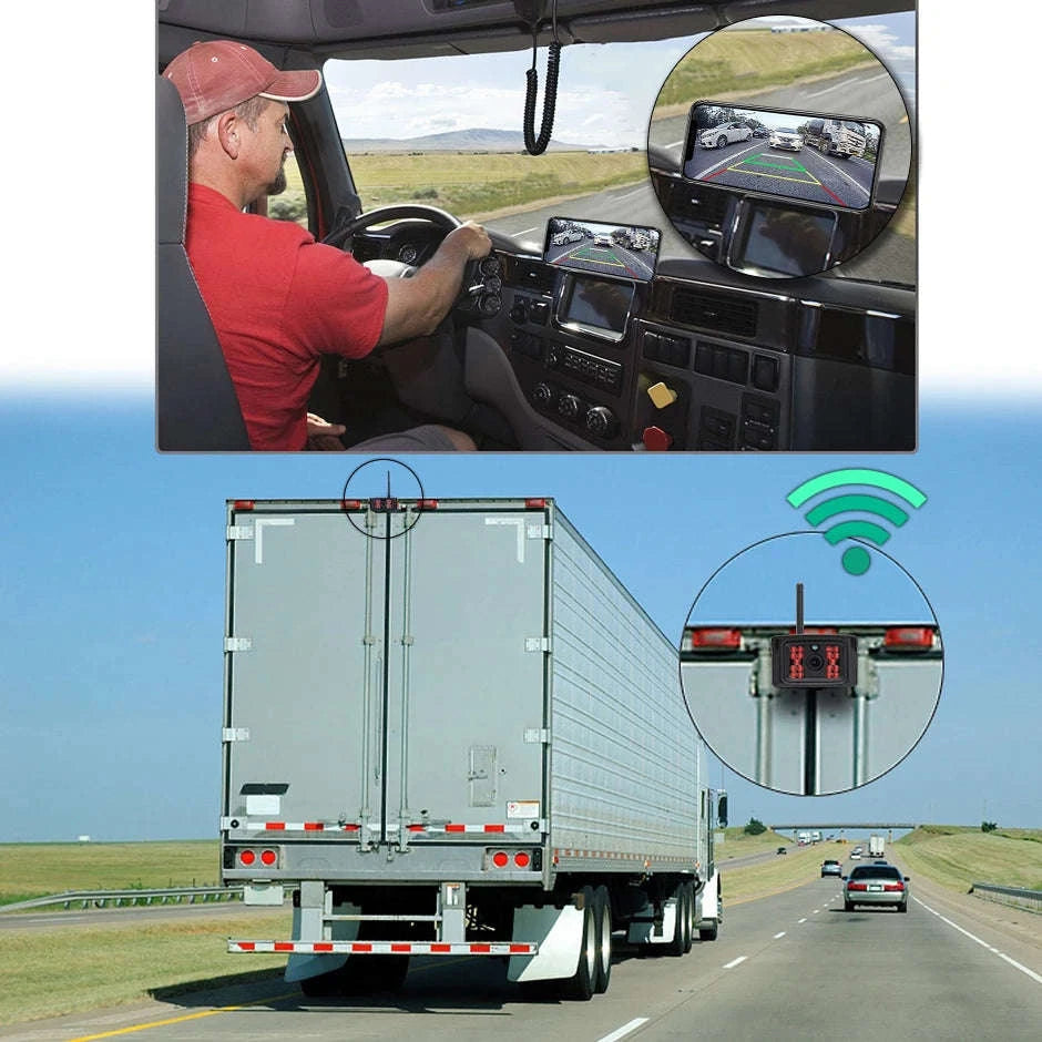 5G WiFi Truck Backup Camera 720P Night Vision for RV Bus Trailer-wifi camera