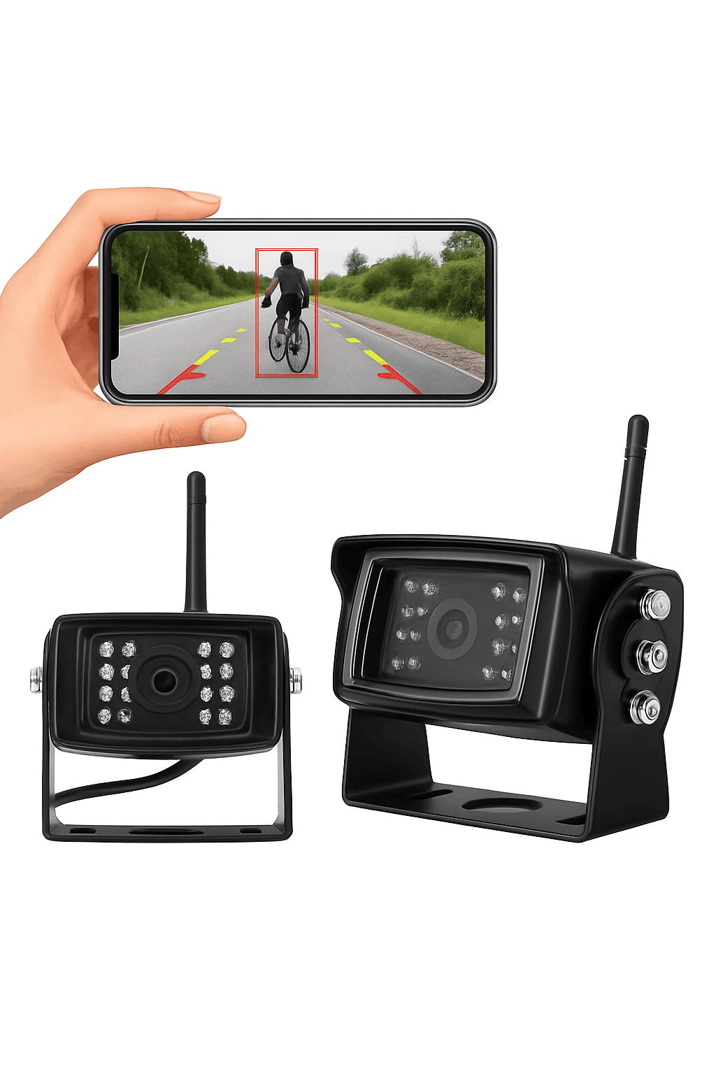 5G WiFi Truck Backup Camera 720P Night Vision for RV Bus Trailer-wifi camera
