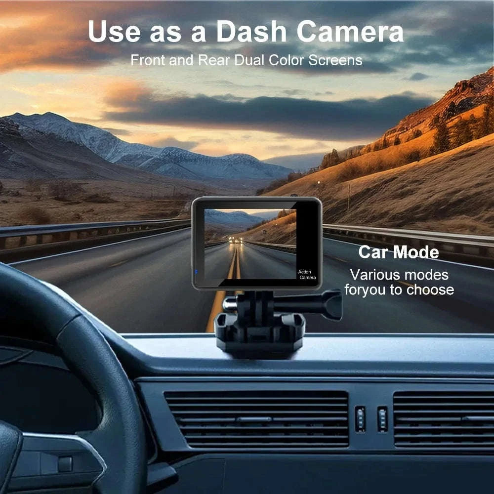 5K Action Camera 4K60FPS Dual Screen Waterproof WiFi Sports Cam-M60TR Option 5