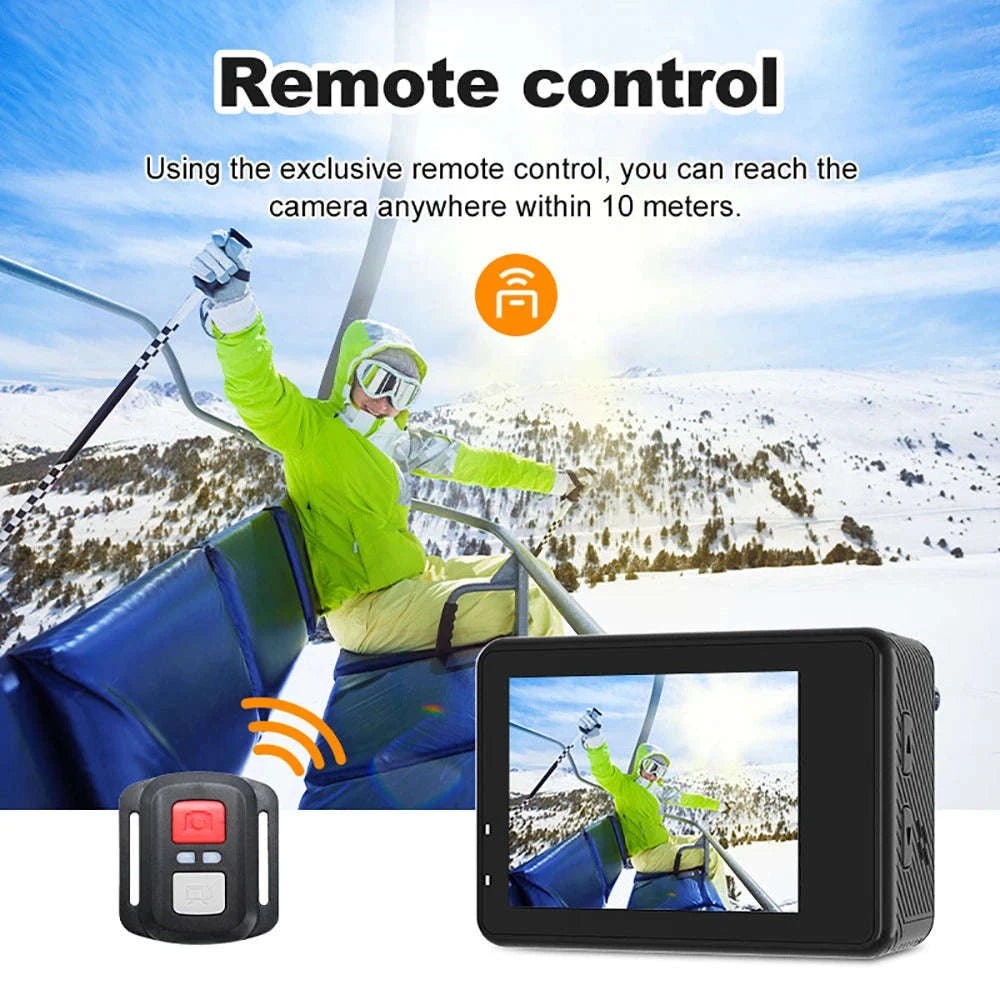 5K Action Camera 4K60FPS Dual Screen Waterproof WiFi Sports Cam-M60TR Option 5