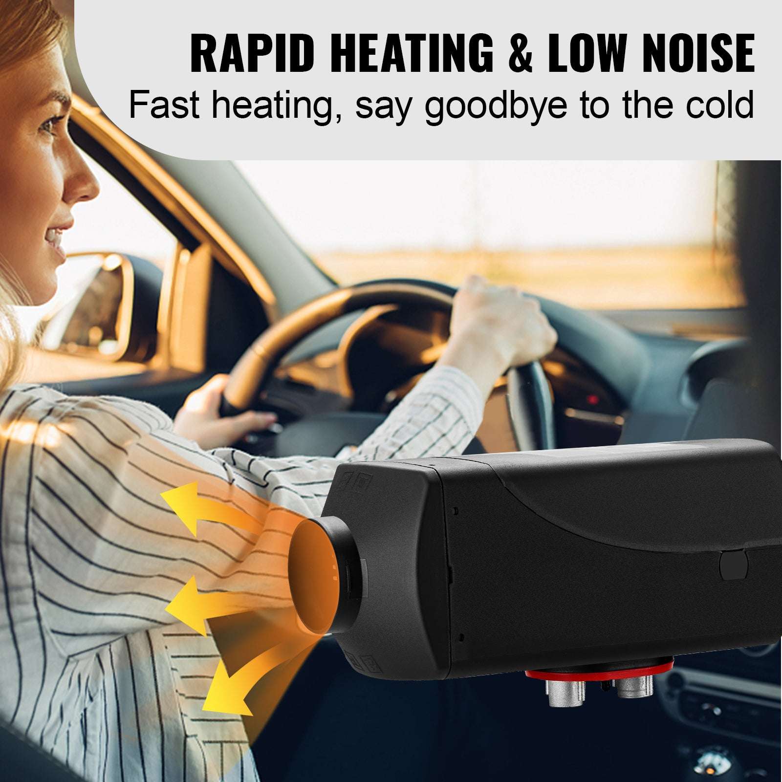 5KW 12V Diesel Air Heater with LCD & Remote for RV Truck Boat-5kw / United States