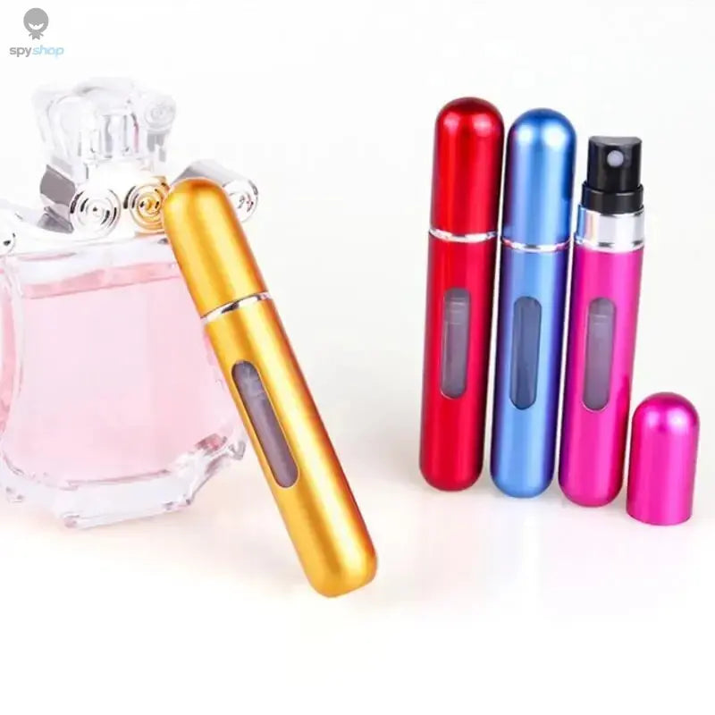 5ml Perfume Sub-bottles Bottom Filling High-end Portable Press Spray Small Spray Bottle Empty Bottle Sample Subpackaging Device Spy-shop.com