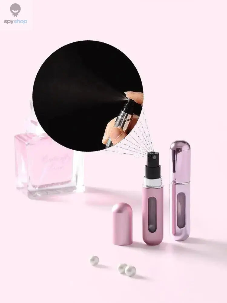 5ml Perfume Sub-bottles Bottom Filling High-end Portable Press Spray Small Spray Bottle Empty Bottle Sample Subpackaging Device Spy-shop.com