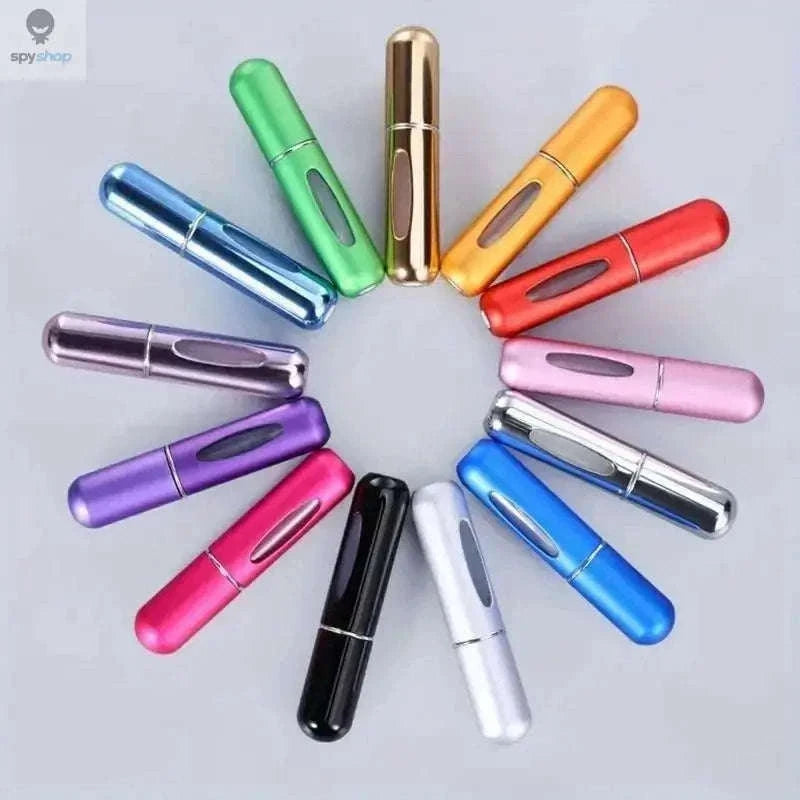 5ml Bottom-Fill Refillable Perfume Atomizer with Metal Case-5ml Matte red