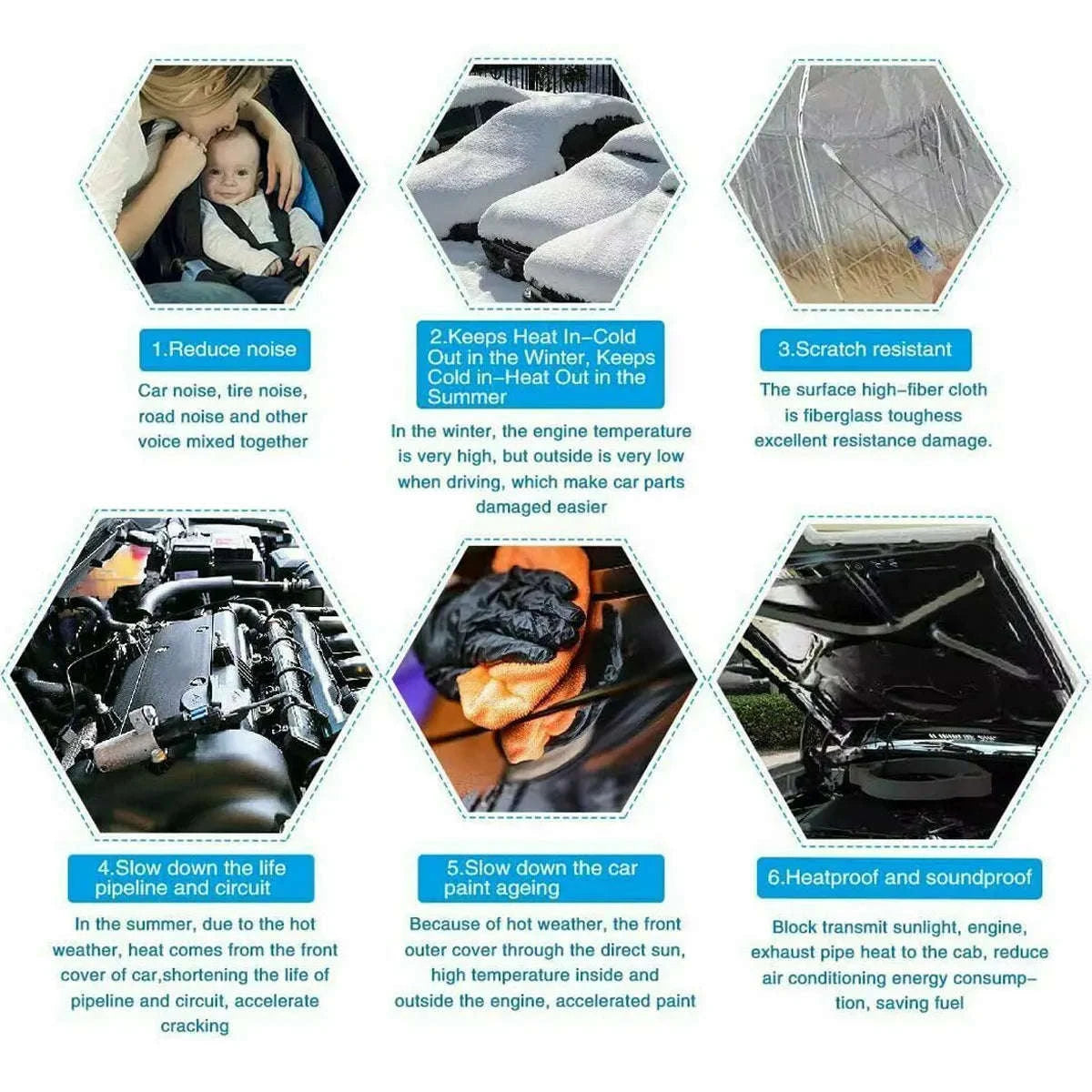 5mm/10mm Car Soundproofing Mat Closed Cell Foam Thermal Noise Insulation-50cmx200cmx10mm