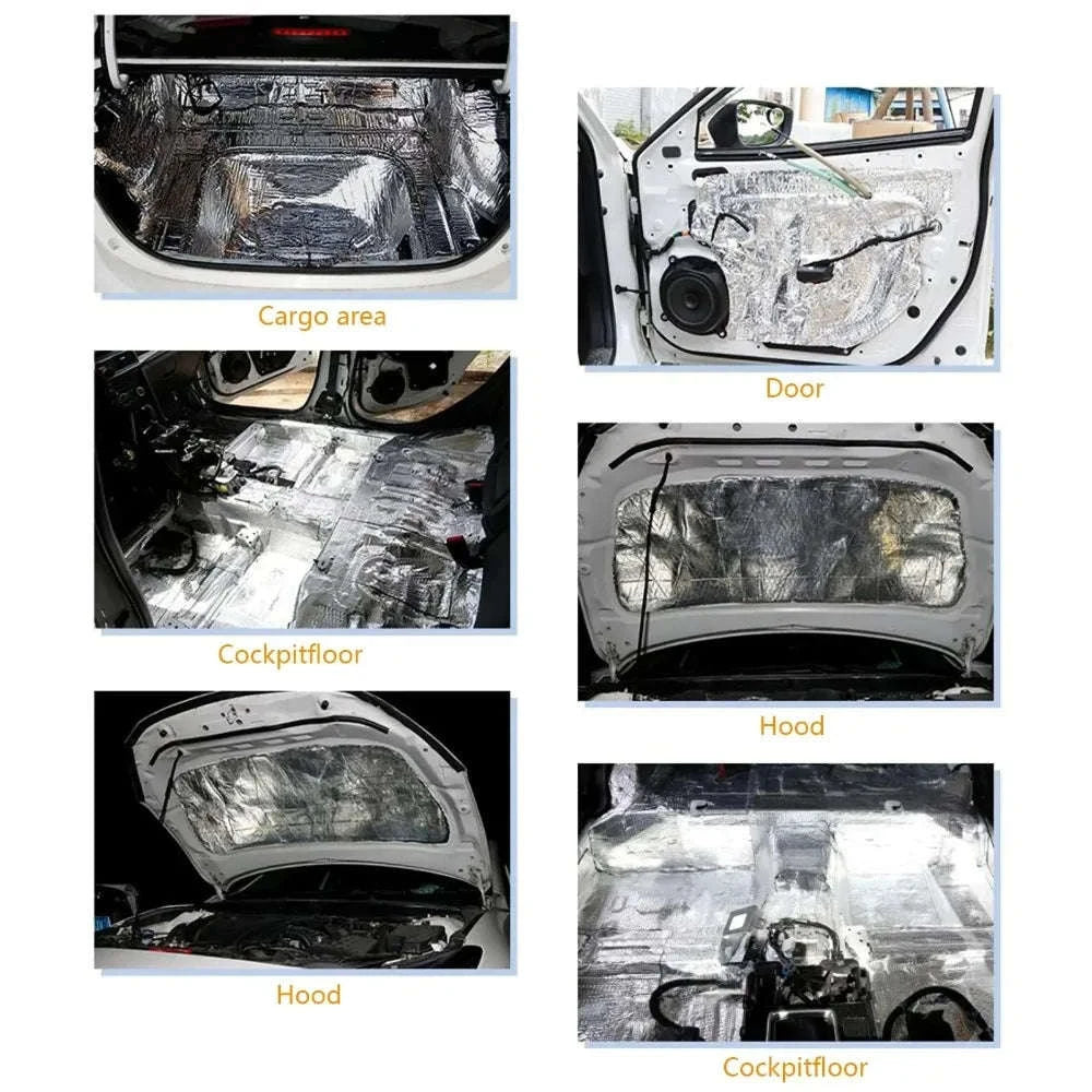 5mm/10mm Sound Deadening Heat Insulation Mat-400x250x10mm
