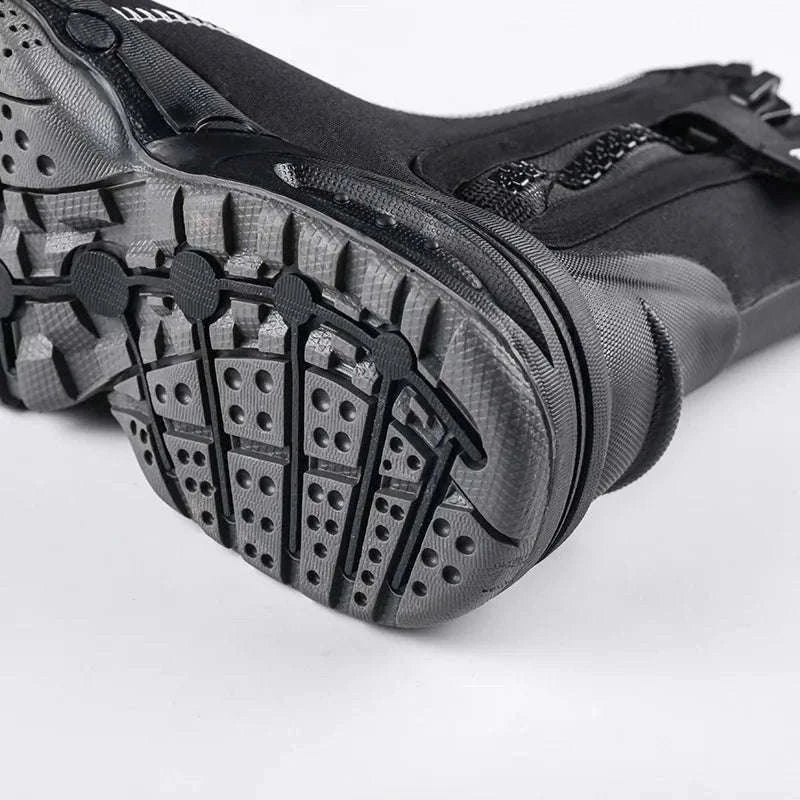 5mm Neoprene Dive Boots with Side Zipper for Water Protection-8(39-40) / BB51