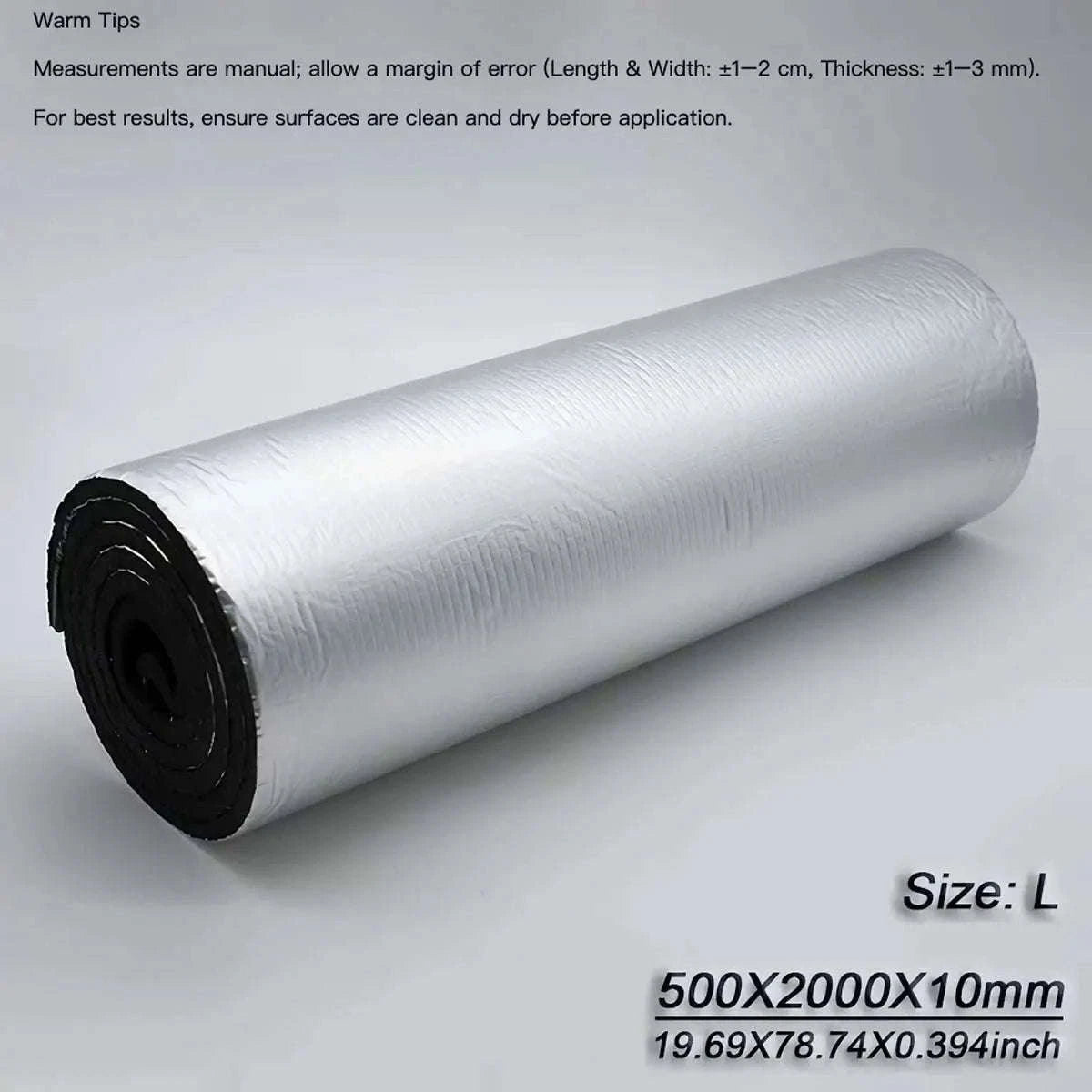 5mm Self-Adhesive Car Soundproofing Mat Heat Insulation Roll-2000x500x5mm