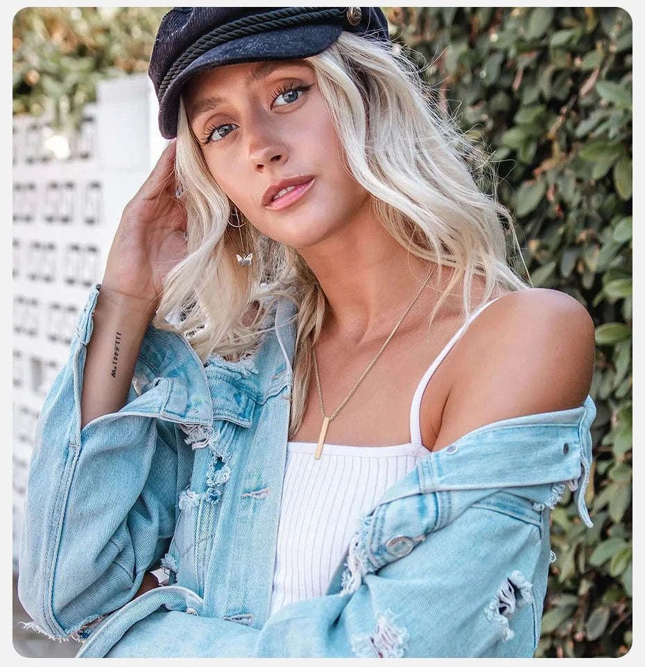 5mm Stainless Steel Pillar Necklace for Men & Women-Black