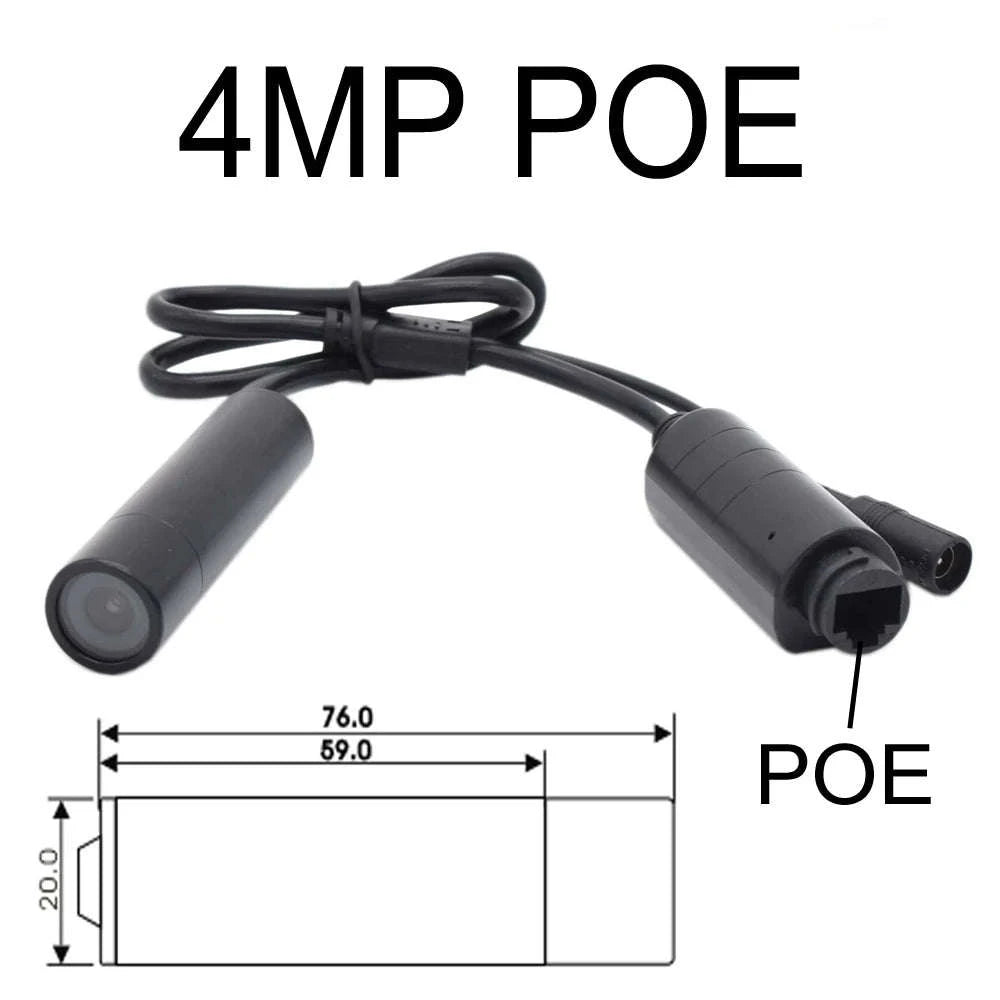 5MP Low Lux POE Waterproof Mini IP Camera for Industry and Security-5MP IR Standard