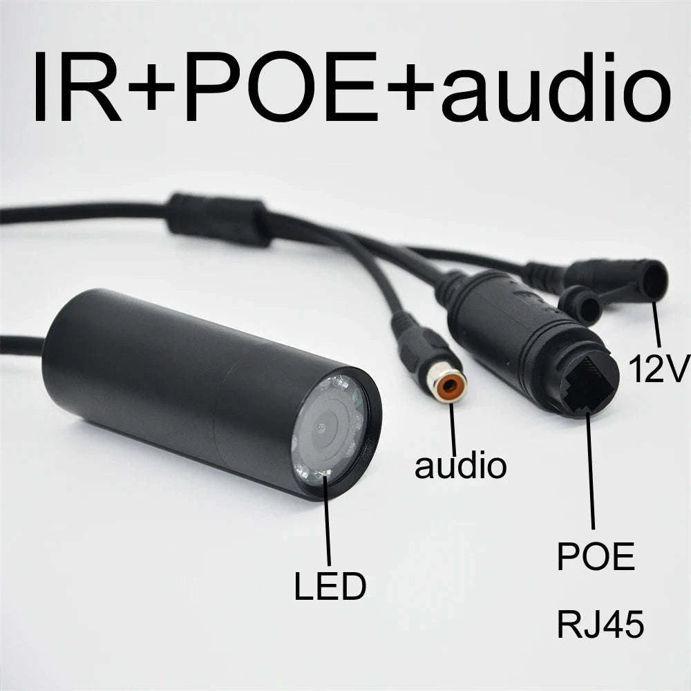 5MP Low Lux POE Waterproof Mini IP Camera for Industry and Security-5MP IR Standard