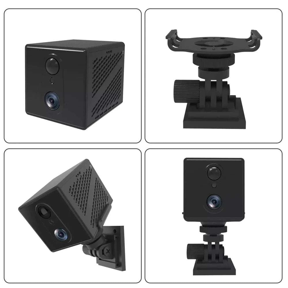 5MP Mini Security Camera with 4G/WiFi, Night Vision & Motion Detection-WiFi Add 64G Card