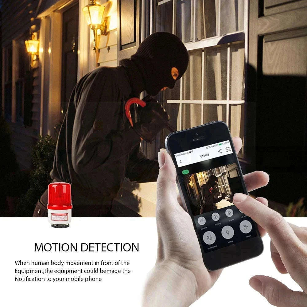 5MP Peephole IP Camera with Motion Detection and Alarm-wifi POE version