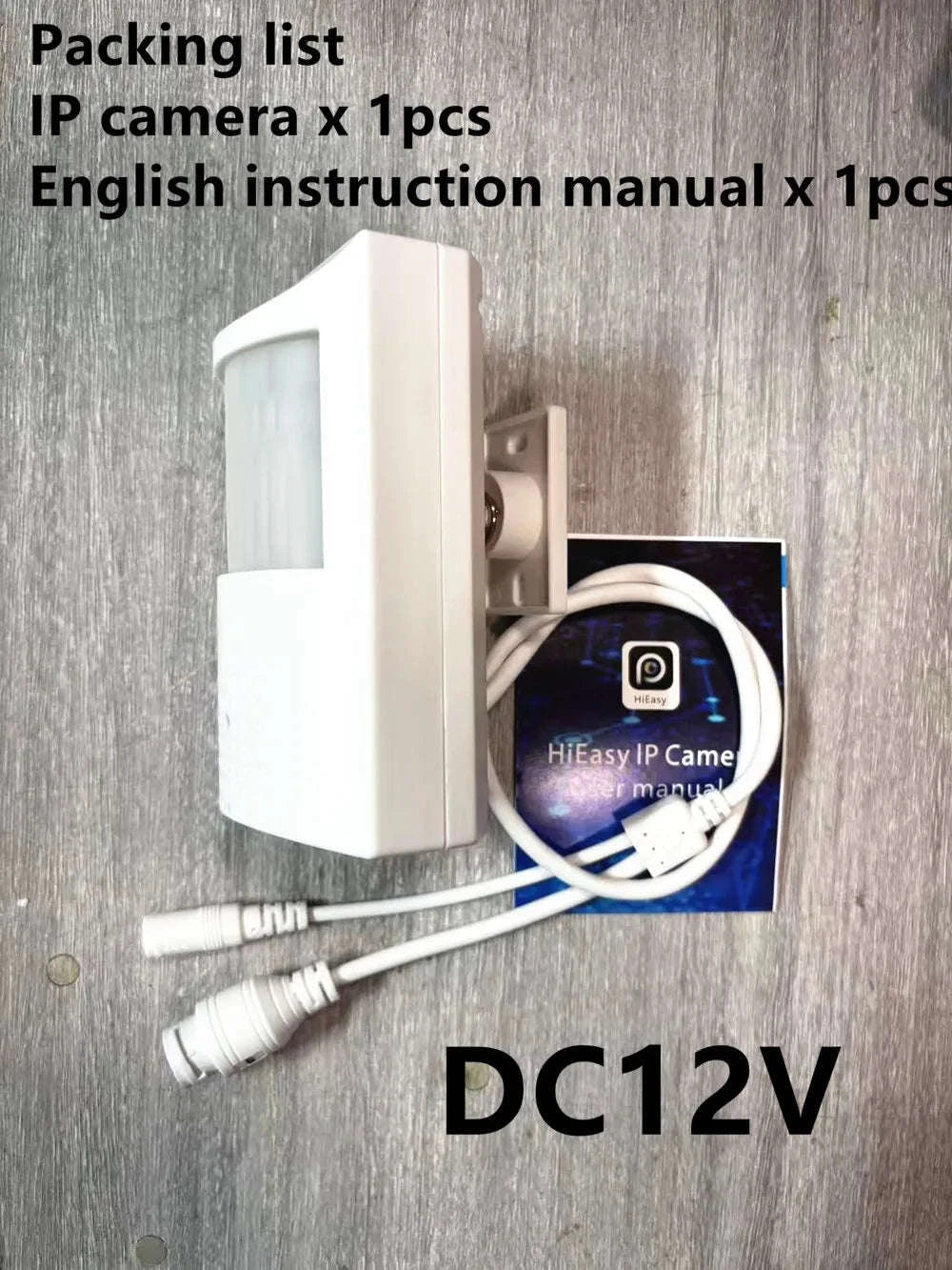 5MP POE Indoor IP Camera with 940nm IR and Vehicle Detection-POE in speaker